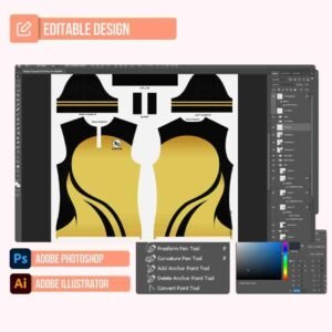 Yellow/Black Polo Shirt Design