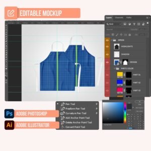 Apron PSD Mockup