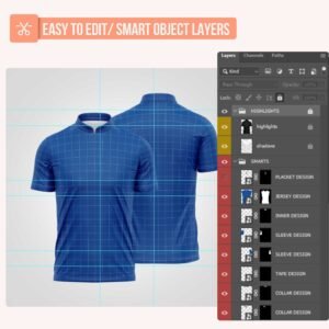 Mandarin T-Shirt PSD Mockup