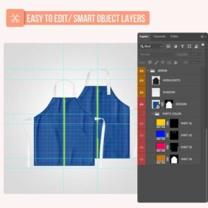 Apron PSD Mockup