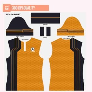 Yellow/Black Polo Shirt Design