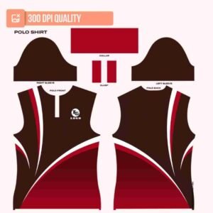 Red/White Polo Shirt Design