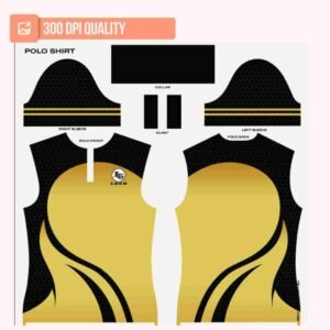 Yellow/Black Polo Shirt Design