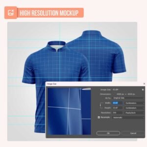 Mandarin T-Shirt PSD Mockup