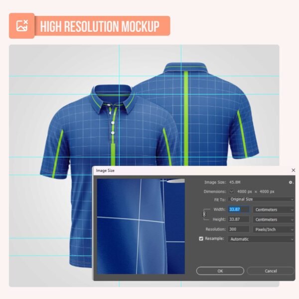 Polo shirt V2 PSD Mockup - Image 4