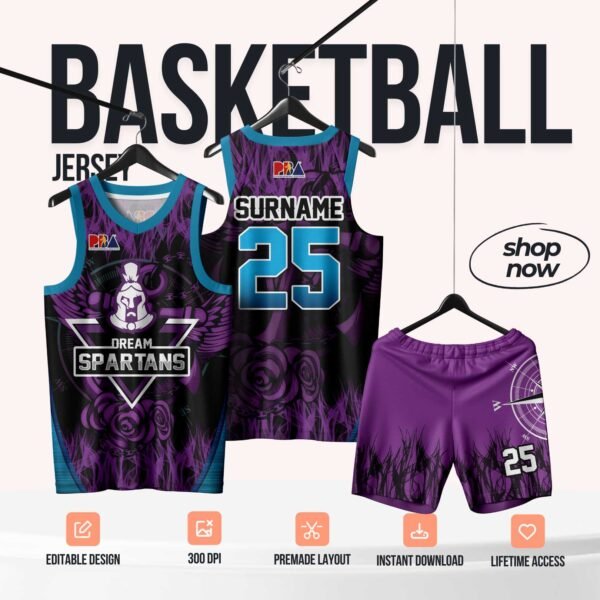 Basketball Jersey Design - PC04