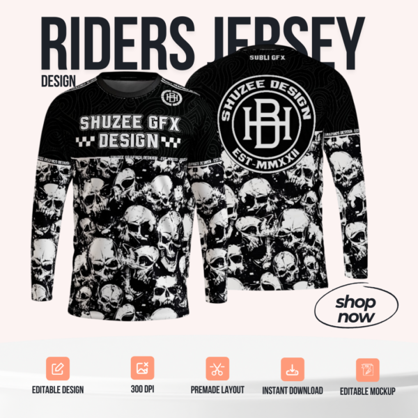 Rider's Jersey Design - PC01