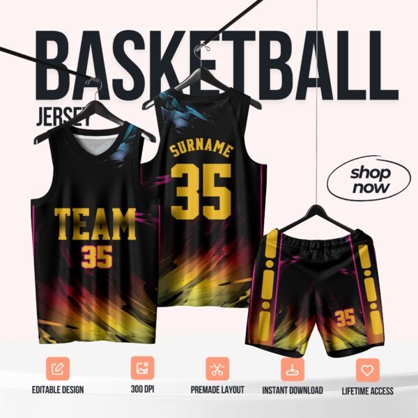 Basketball Jersey Design - PC57
