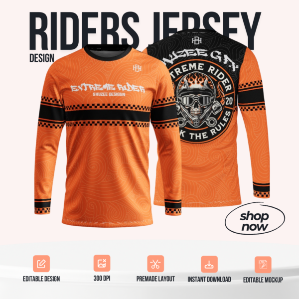 Rider's Jersey Design - PC03