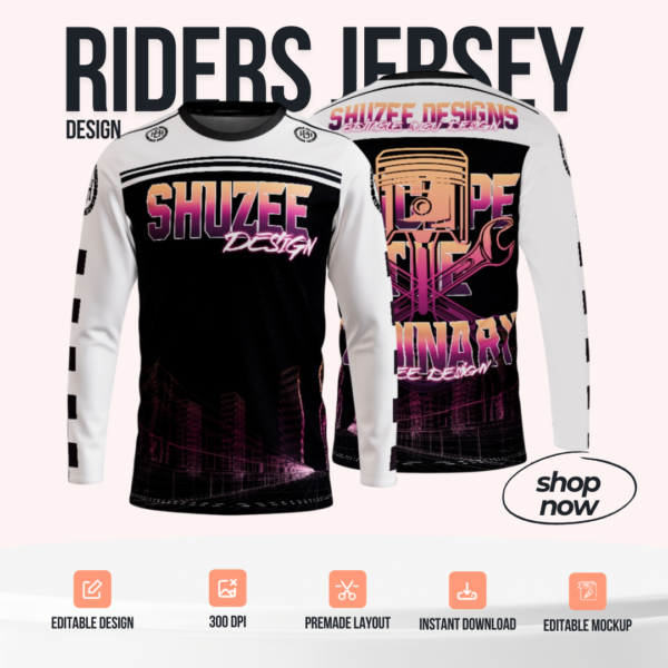 Rider's Jersey Design - PC04