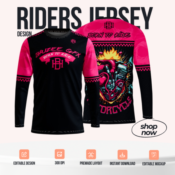 Rider's Jersey Design - PC05