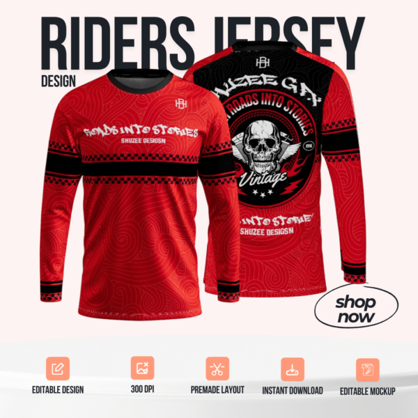 Rider's Jersey Design - PC06