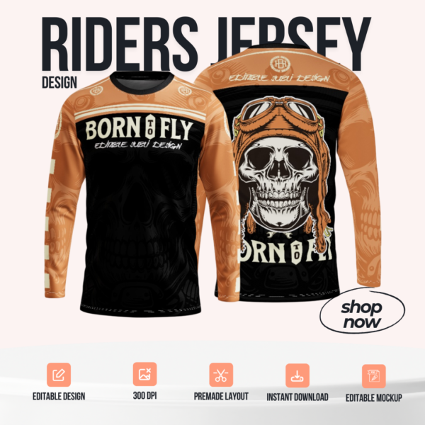 Rider's Jersey Design - PC07