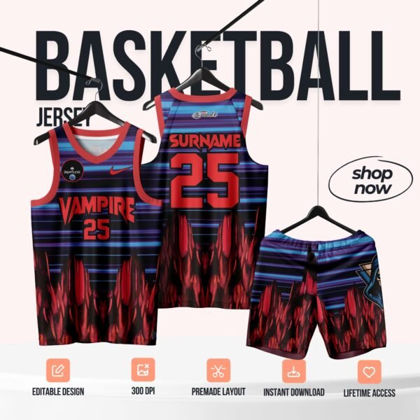 Basketball Jersey Design - PC07
