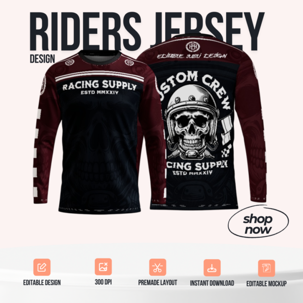 Rider's Jersey Design - PC09