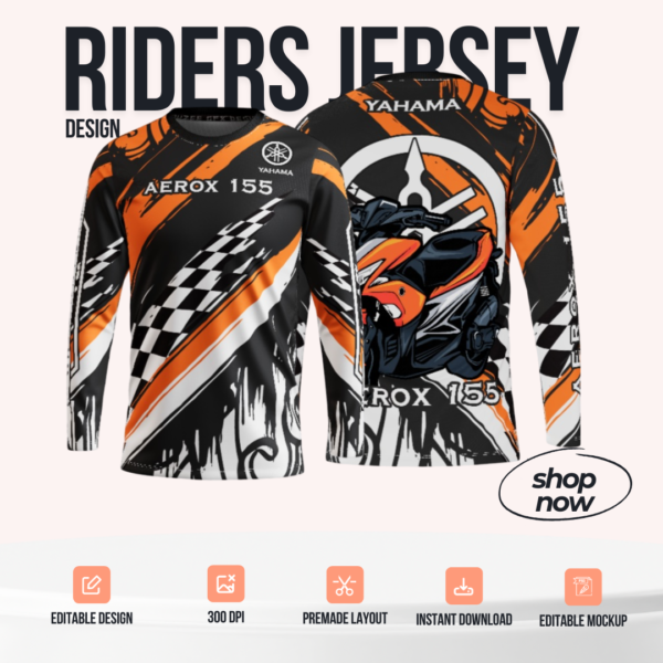 Rider's Jersey Design - PC18