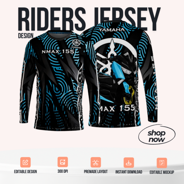 Rider's Jersey Design - PC19