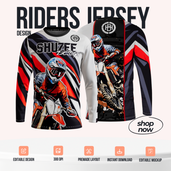 Rider's Jersey Design - PC02