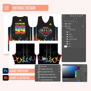 Basketball Jersey Design - PC13
