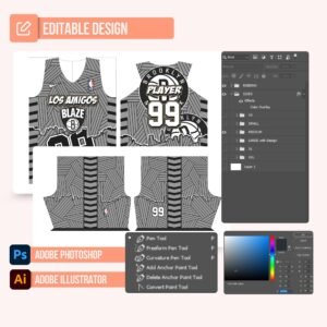 Basketball Jersey Design - PC16