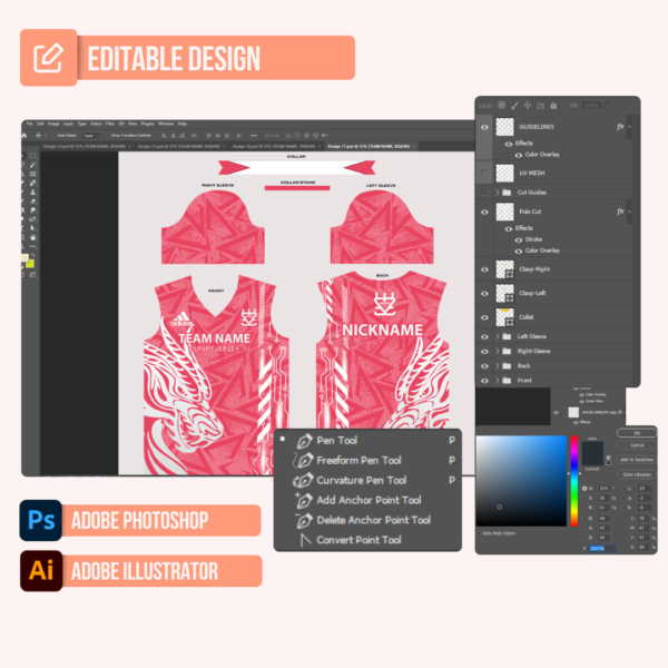 E-Sport Jersey Design - PC17 - Image 2