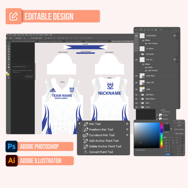 E-Sport Jersey Design - PC23 - Image 2