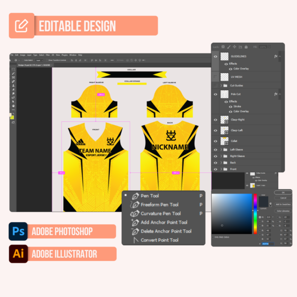 E-Sport Jersey Design - PC24 - Image 2