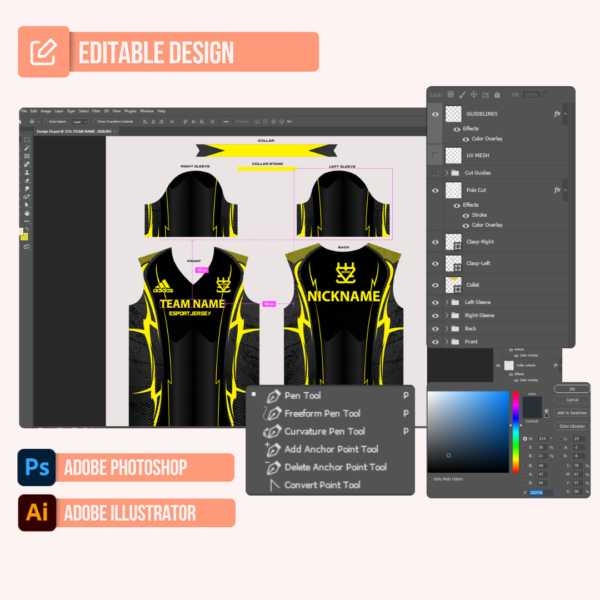 E-Sport Jersey Design - PC26 - Image 2