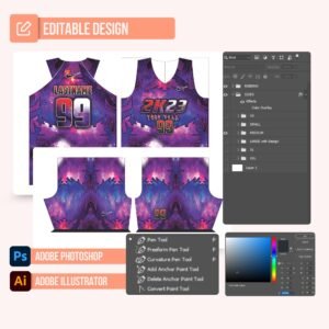 Basketball Jersey Design - PC38