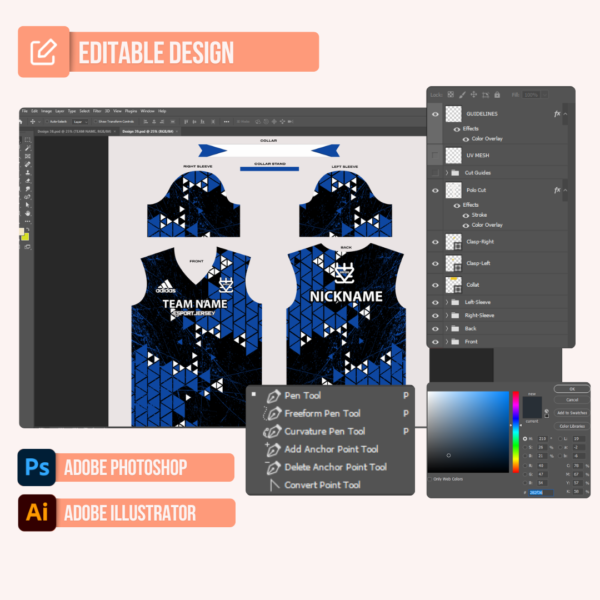 E-Sport Jersey Design - PC39 - Image 2