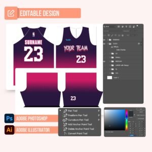 Basketball Jersey Design - PC47
