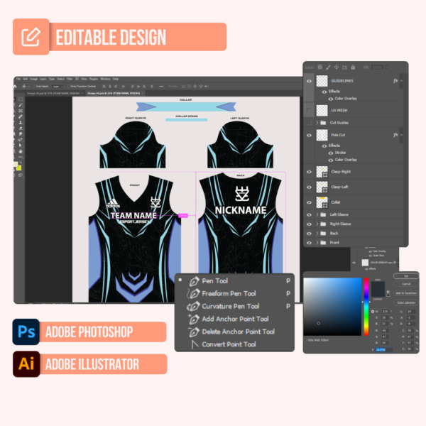 E-Sport Jersey Design - PC44 - Image 2