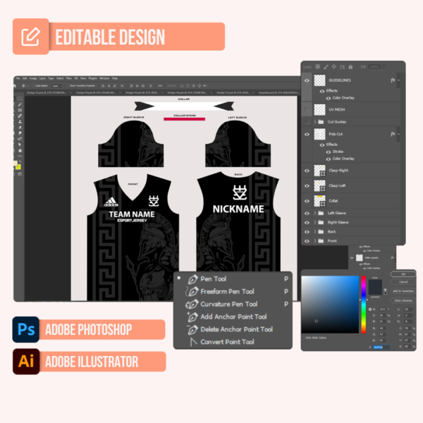 E-Sport Jersey Design - PC50 - Image 2