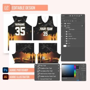 Basketball Jersey Design - PC56