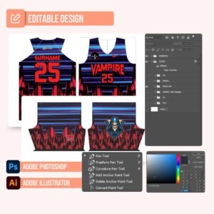 Basketball Jersey Design - PC07