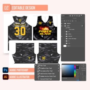 Basketball Jersey Design - PC09