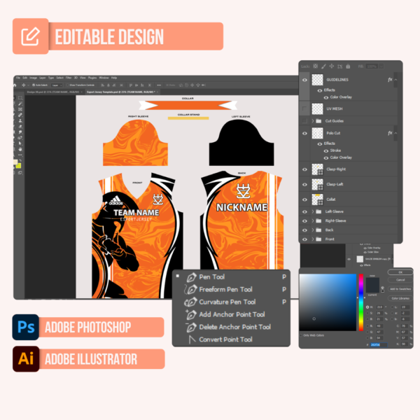 E-Sport Jersey Design - PC09 - Image 2