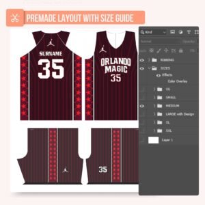 Basketball Jersey Design - PC01
