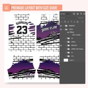 Basketball Jersey Design - PC51