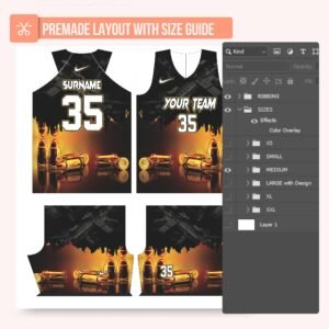 Basketball Jersey Design - PC56