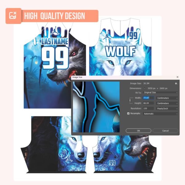 Basketball Jersey Design - PC20 - Image 5