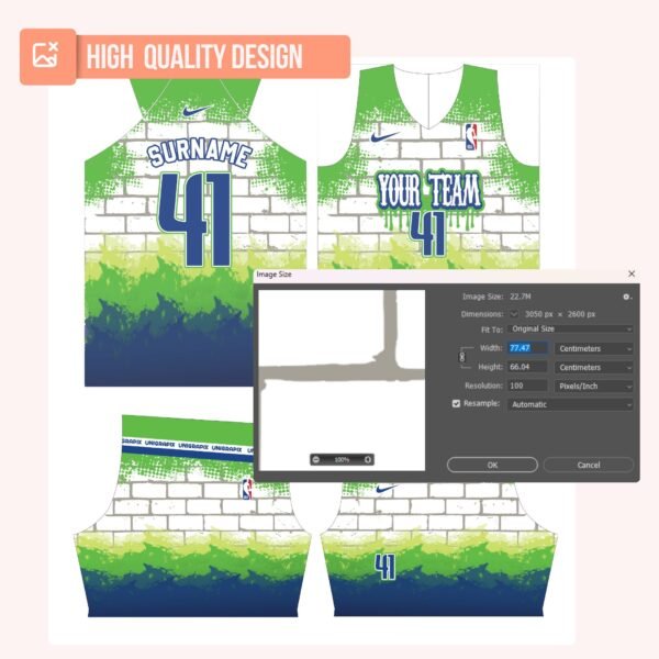 Basketball Jersey Design - PC50 - Image 4