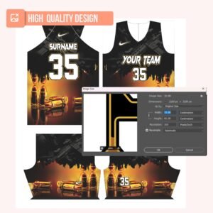 Basketball Jersey Design - PC56