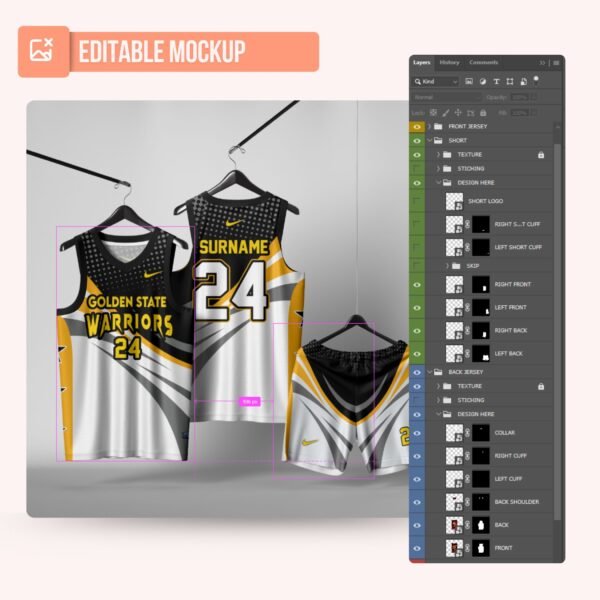 Basketball Jersey Design - PC11 - Image 5