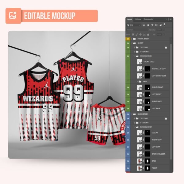 Basketball Jersey Design - PC17 - Image 5