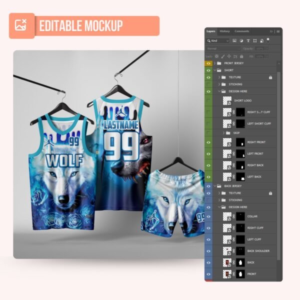 Basketball Jersey Design - PC20 - Image 7
