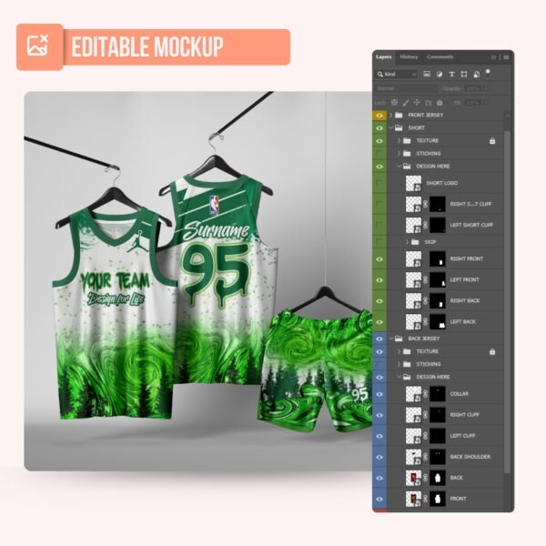 Basketball Jersey Design - PC25 - Image 5