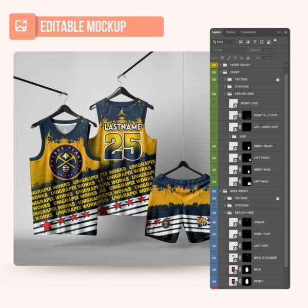 Basketball Jersey Design - PC39 - Image 5