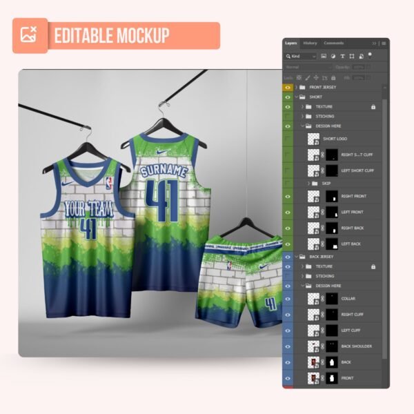 Basketball Jersey Design - PC50 - Image 5