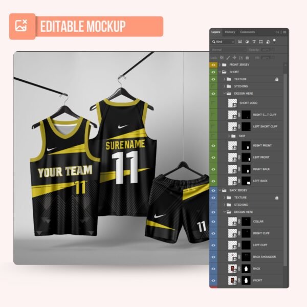 Basketball Jersey Design - PC55 - Image 5